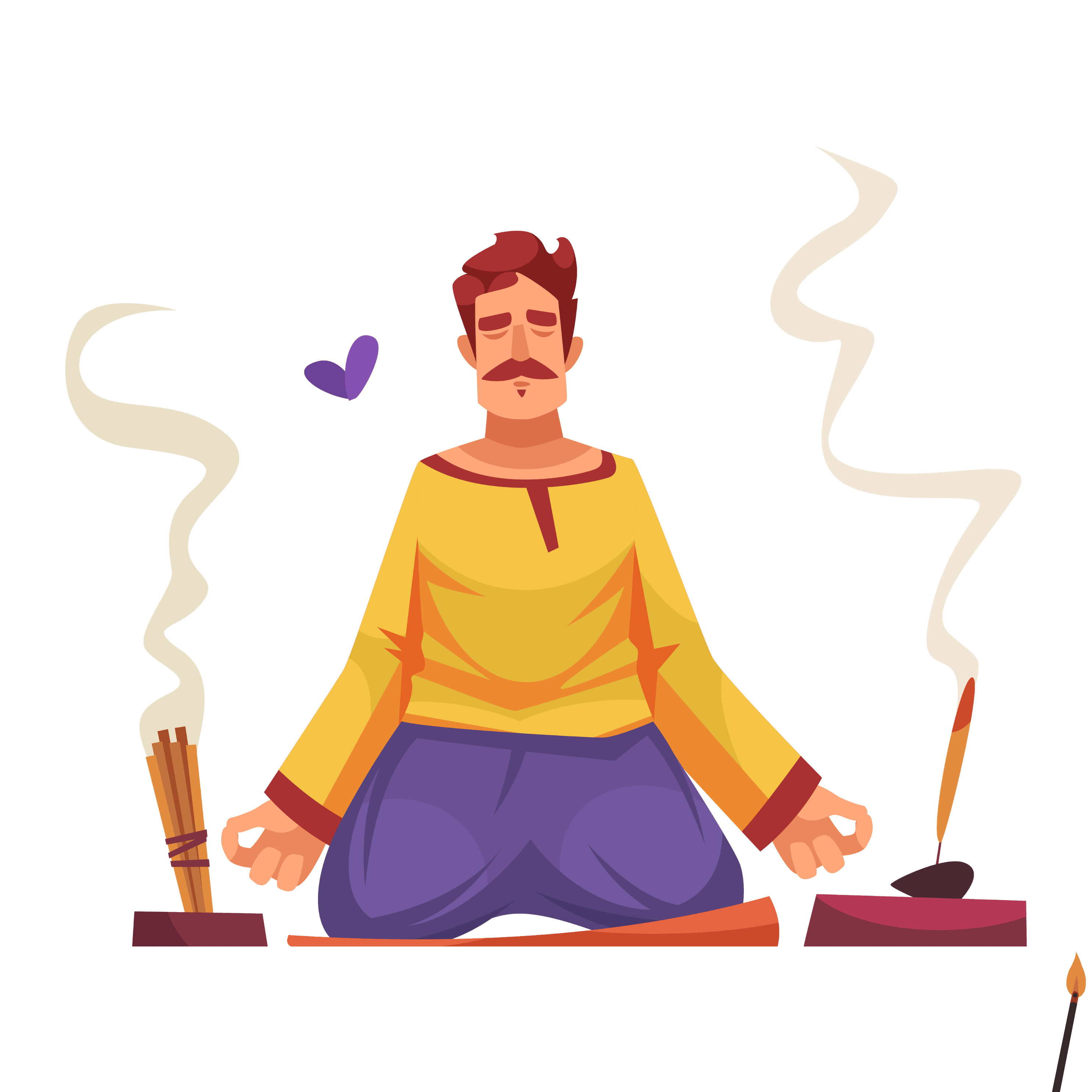 Meditation Illustration